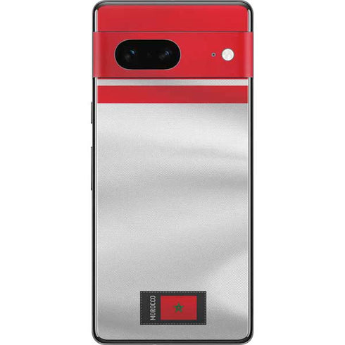 Morocco Soccer Flag Pixel Skins